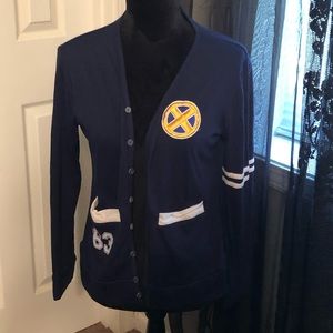 Think geek X-men cardigan